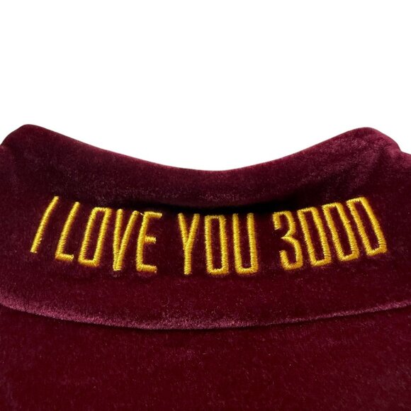 Universe Marvel Velour Track Jacket Plus Size 2X Avengers: Endgame I Am Iron Man - Picture 6 of 13